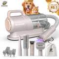 Geoorood Dog Grooming Vacuum Kit with 13000Pa Suction Power & 2.2L Dust Collection for Furry Animal Cleaning