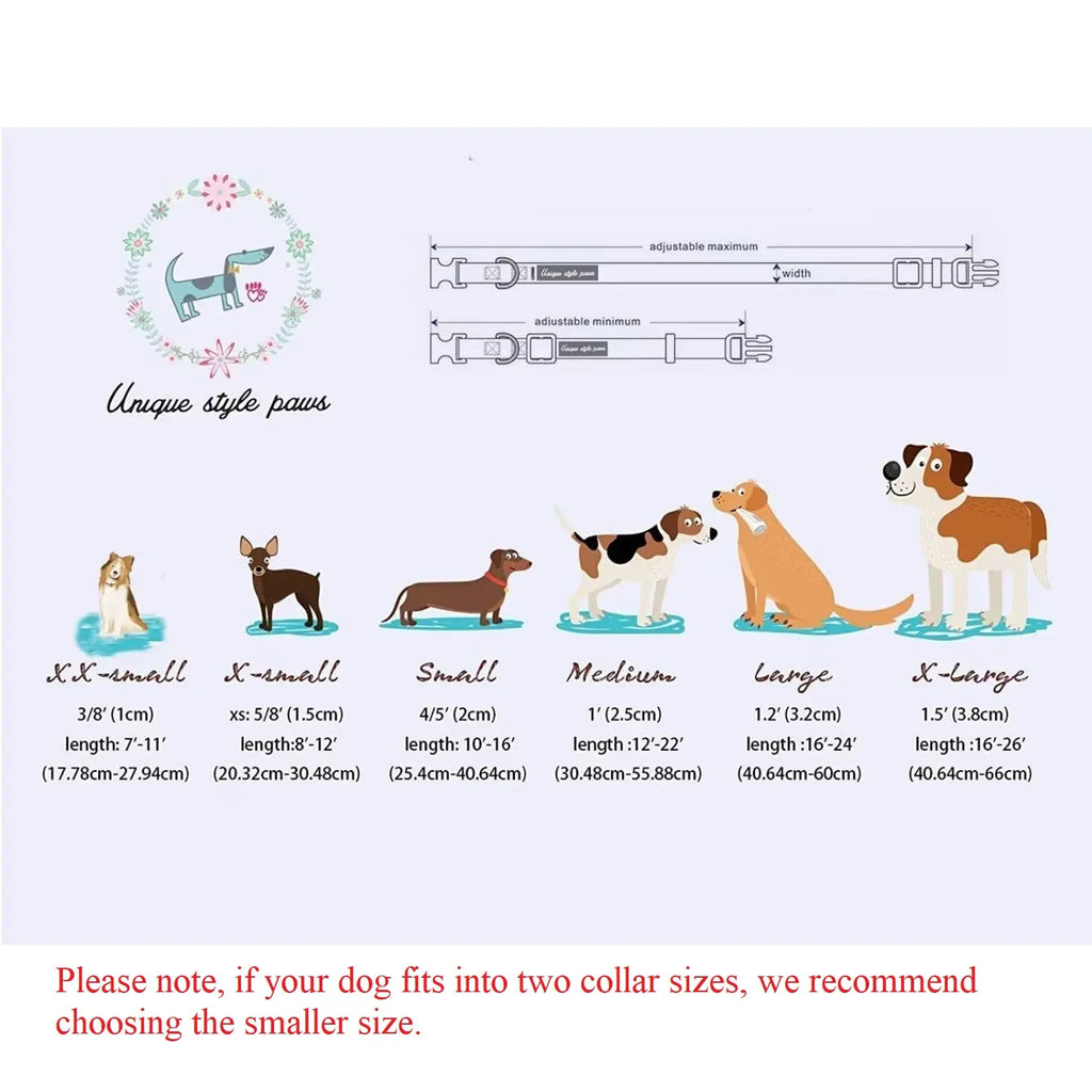 Unique Style Paws Silk Pink Dog Collar with Bow – Adjustable Durable Wedding Bowtie Collar for Small to Large Dogs