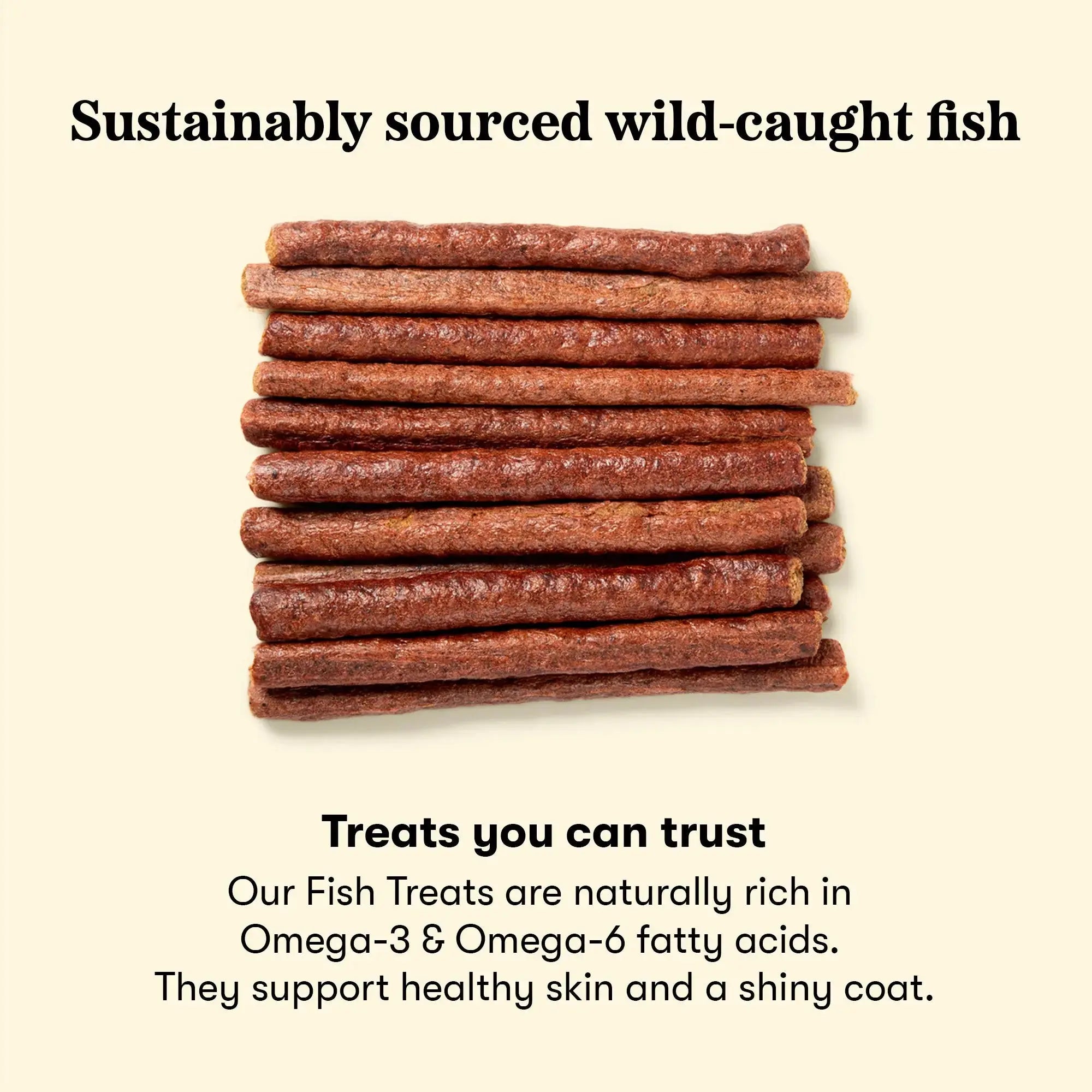 Plato Pet Treats Thinkers Salmon - Meat Stick Treats for Dogs - Limited Ingredient Dog Treats with EPA and DHA to Support Skin, Coat, and Brain - Air-Dried Dog Treats
